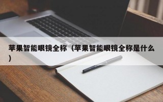 苹果智能眼镜全称（苹果智能眼镜全称是什么）