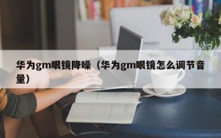 华为gm眼镜降噪（华为gm眼镜怎么调节音量）